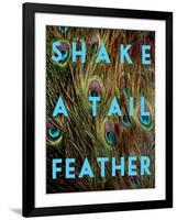 Shake a Tail Feather-Su Keren-Framed Art Print