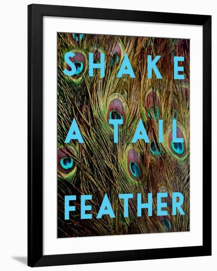 Shake a Tail Feather-Su Keren-Framed Art Print