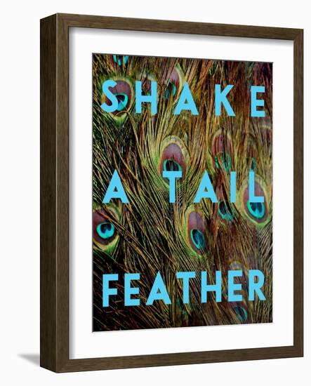 Shake a Tail Feather-Su Keren-Framed Art Print