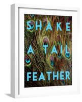 Shake a Tail Feather-Su Keren-Framed Art Print