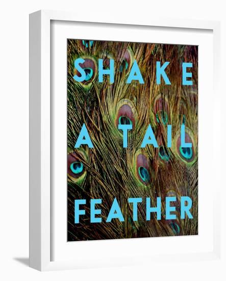 Shake a Tail Feather-Su Keren-Framed Art Print