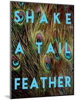 Shake a Tail Feather-Su Keren-Mounted Art Print