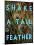 Shake a Tail Feather-Su Keren-Mounted Art Print