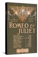 Shakepeare's Sublime Tragedy "Romeo & Juliet" Poster-Lantern Press-Stretched Canvas