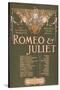 Shakepeare's Sublime Tragedy "Romeo & Juliet" Poster-Lantern Press-Stretched Canvas