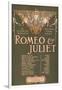 Shakepeare's Sublime Tragedy "Romeo & Juliet" Poster-Lantern Press-Framed Art Print