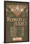 Shakepeare's Sublime Tragedy "Romeo & Juliet" Poster-Lantern Press-Framed Art Print