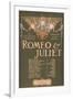 Shakepeare's Sublime Tragedy "Romeo & Juliet" Poster-Lantern Press-Framed Art Print