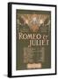 Shakepeare's Sublime Tragedy "Romeo & Juliet" Poster-Lantern Press-Framed Art Print