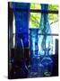 Shaker Blue Glass-Jody Miller-Stretched Canvas