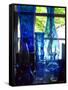 Shaker Blue Glass-Jody Miller-Framed Stretched Canvas