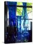 Shaker Blue Glass-Jody Miller-Stretched Canvas