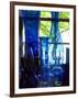 Shaker Blue Glass-Jody Miller-Framed Photographic Print