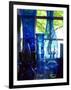 Shaker Blue Glass-Jody Miller-Framed Photographic Print