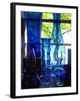 Shaker Blue Glass-Jody Miller-Framed Photographic Print