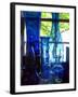 Shaker Blue Glass-Jody Miller-Framed Photographic Print