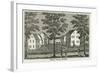 Shaker Houses in Enfield, from "Connecticut Historical Collections," by John Warner Barber, 1856-null-Framed Giclee Print