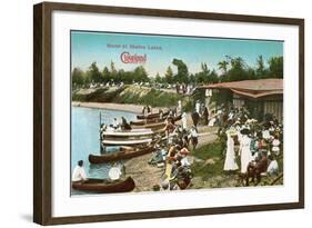 Shaker Lakes, Cleveland, Ohio-null-Framed Art Print