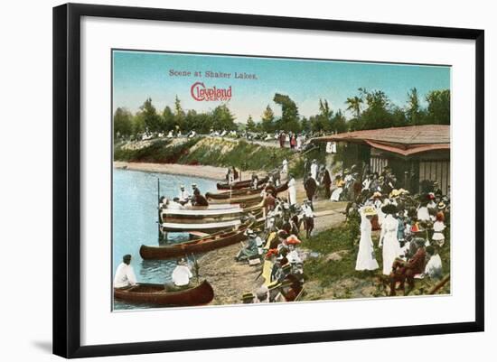 Shaker Lakes, Cleveland, Ohio-null-Framed Art Print