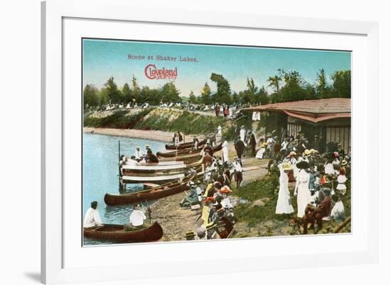 Shaker Lakes, Cleveland, Ohio-null-Framed Premium Giclee Print