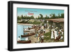 Shaker Lakes, Cleveland, Ohio-null-Framed Art Print