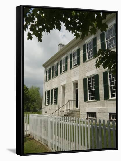 Shaker Village at Pleasant Hill, Lexington, Kentucky, United States of America, North America-Snell Michael-Framed Stretched Canvas