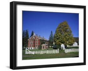 Shaker Village of Hancock, Massachusetts, New England, USA-Rennie Christopher-Framed Photographic Print