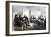 Shakers at a Singing Meeting, Lebanon, New York, 1870s-null-Framed Giclee Print