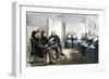 Shakers at a Singing Meeting, Lebanon, New York, 1870s-null-Framed Giclee Print