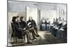 Shakers at a Singing Meeting, Lebanon, New York, 1870s-null-Mounted Giclee Print