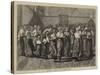 Shakers at Meeting, the Religious Dance-Arthur Boyd Houghton-Stretched Canvas