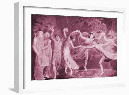 SHAKESPEARE - A MIDSUMMER-William Blake-Framed Giclee Print