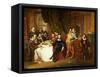 Shakespeare and His Friends at the Mermaid Tavern, 1850-John Faed-Framed Stretched Canvas