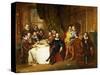 Shakespeare and His Friends at the Mermaid Tavern, 1850-John Faed-Stretched Canvas