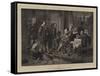 Shakespeare before the Justices-Julius Friedrich Anton Schrader-Framed Stretched Canvas