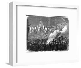 Shakespeare Commem 1864-null-Framed Art Print