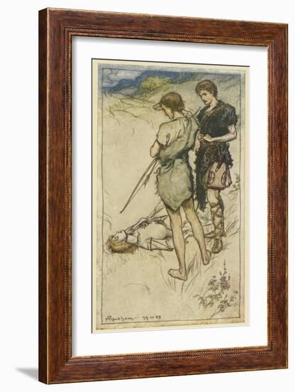 Shakespeare, Cymbeline-Arthur Rackham-Framed Art Print