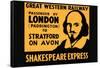 Shakespeare Express-null-Framed Stretched Canvas