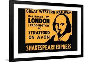 Shakespeare Express-null-Framed Premium Giclee Print