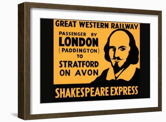 Shakespeare Express-null-Framed Art Print