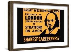 Shakespeare Express-null-Framed Art Print