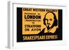 Shakespeare Express-null-Framed Art Print