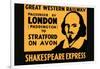 Shakespeare Express-null-Framed Art Print