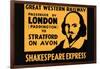 Shakespeare Express-null-Framed Art Print