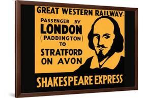 Shakespeare Express-null-Framed Art Print