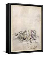 Shakespeare, Fairies-Arthur Rackham-Framed Stretched Canvas