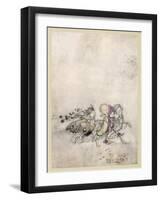 Shakespeare, Fairies-Arthur Rackham-Framed Art Print