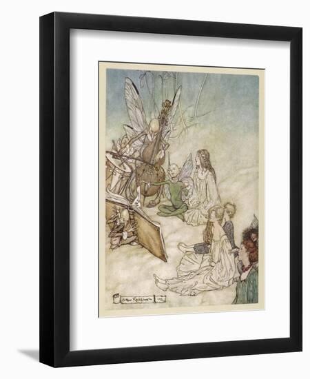 Shakespeare: Fairies-Arthur Rackham-Framed Art Print