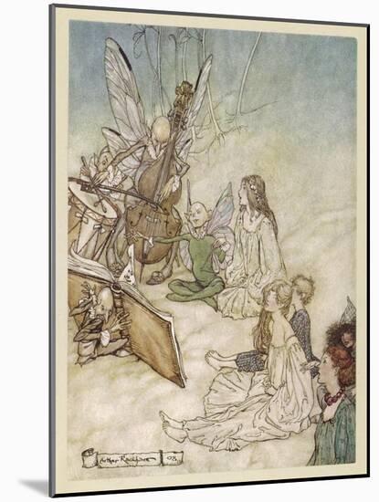 Shakespeare: Fairies-Arthur Rackham-Mounted Art Print