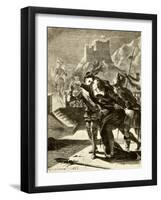 SHAKESPEARE - HAMLET Act-Ferdinand Victor Eugene Delacroix-Framed Giclee Print